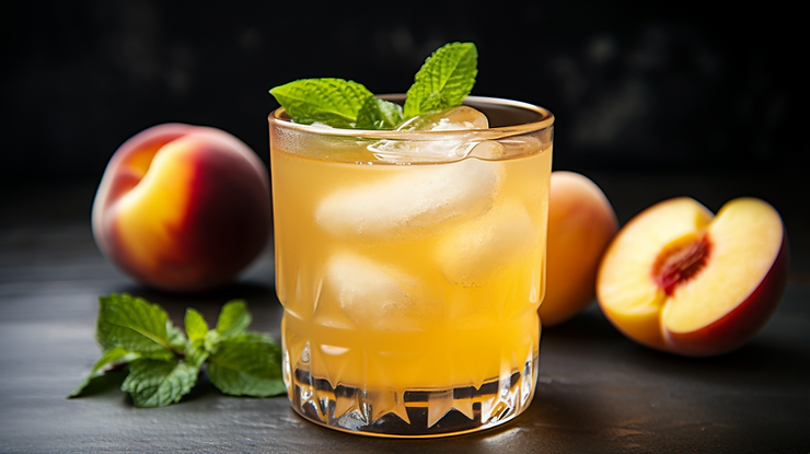 Peach Bourbon Sour